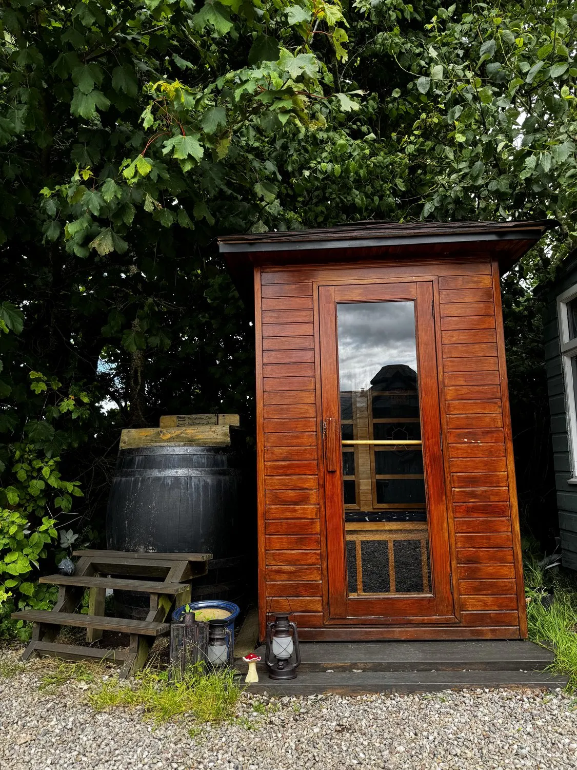 Hot Tub, Sauna & Grounds